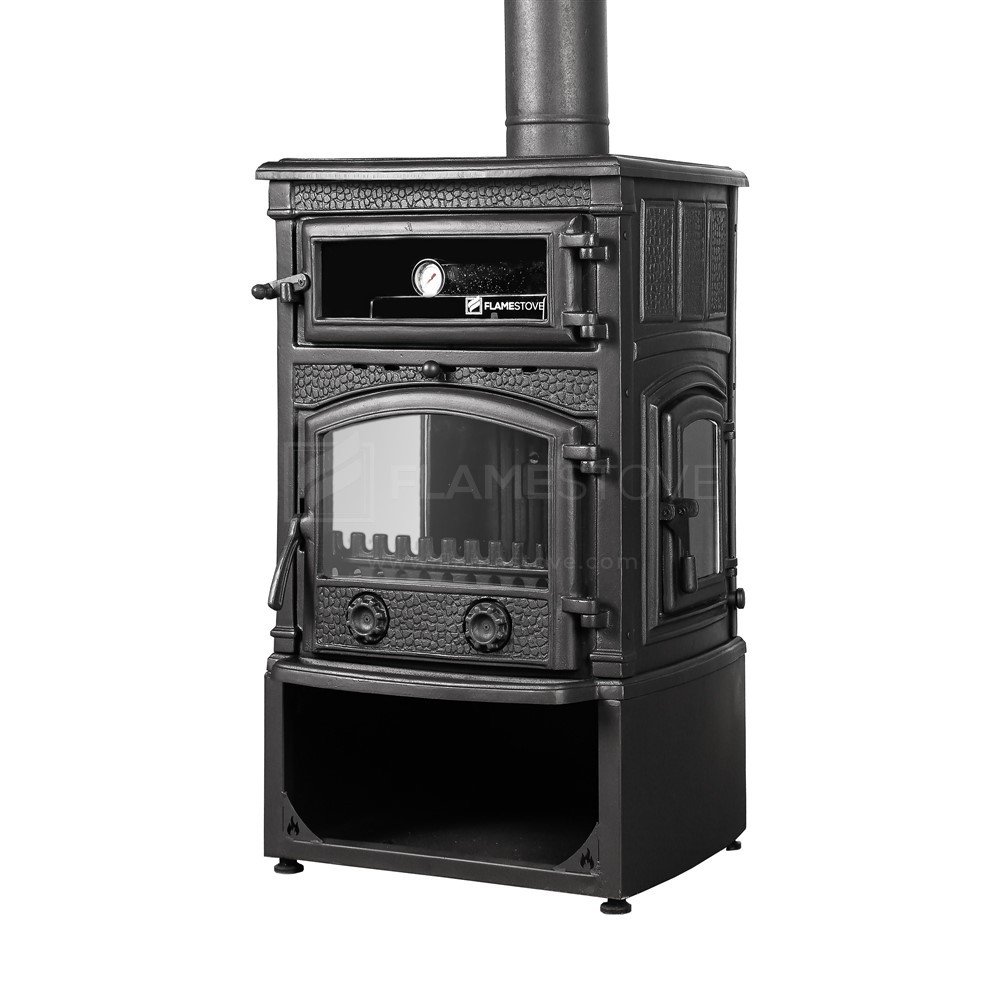 Harsal Tarım - FLAMESTOVE SİRİUS MAXİ STYLE YK 3 CAMLI ODUNLUKLU DÖKÜM SOBA
